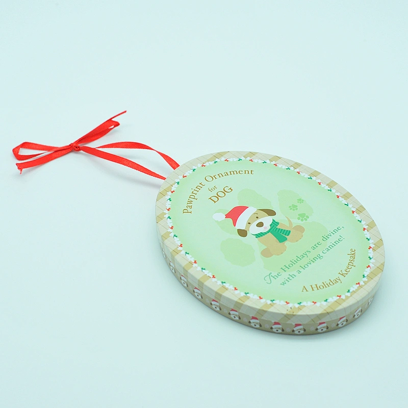 Hot sale simple gift keepsake card box tin with ribbon handle