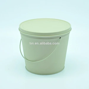 Custom cinema movie souvenir gift tinplate bucket for popcorn