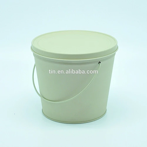 Custom cinema movie souvenir gift tinplate bucket for popcorn