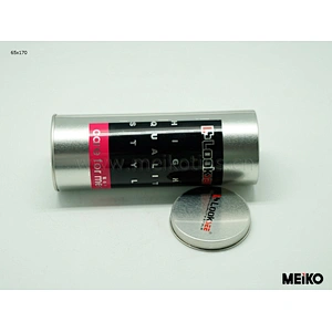 empty cylinder clothes tin box with custom logo printed