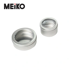 Hot Sale Metal Round Tin Gift Box Candle Empty Tin Can