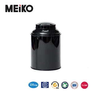 Chinese Manufacturer CMYK small cute round tin box tea tin /coffee package metal tin can