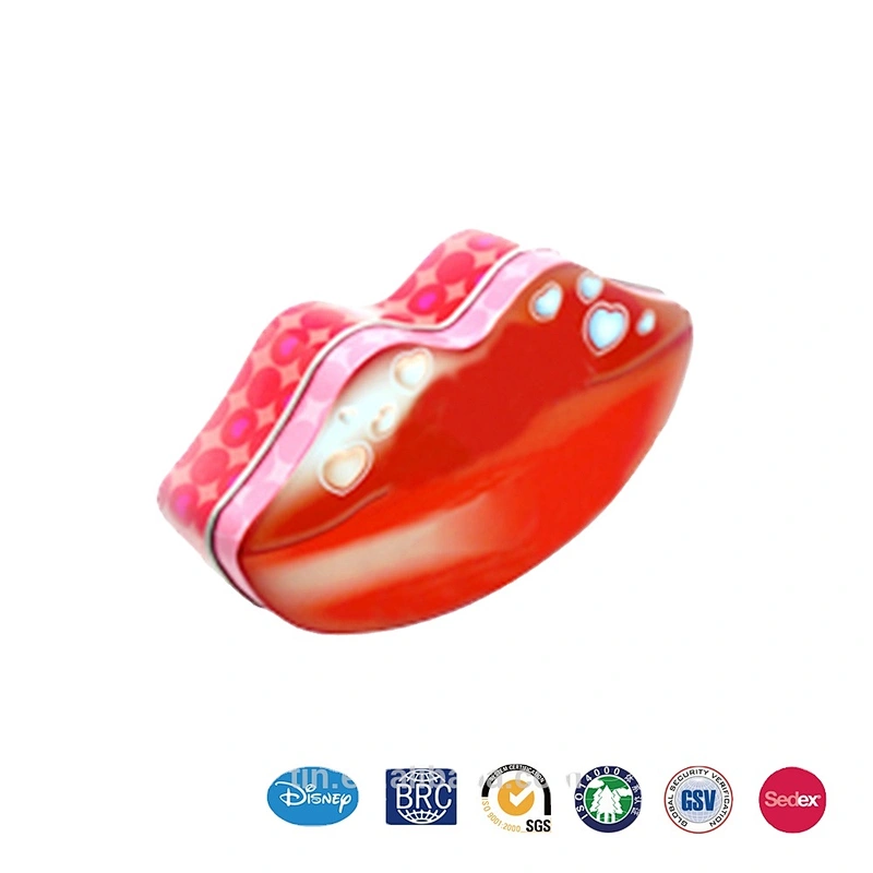 Lip shape gift box