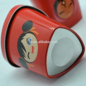 Durable triangle shape metal tin boxes/cans for food package