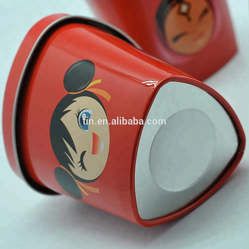 Durable triangle shape metal tin boxes/cans for food package