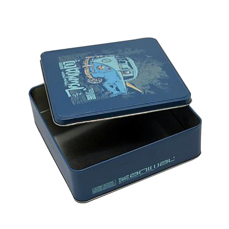 Customizable 130mm seam plain square metal tin cans for sale