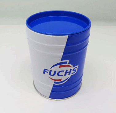 Tin box tin barrel shaped customized tin
