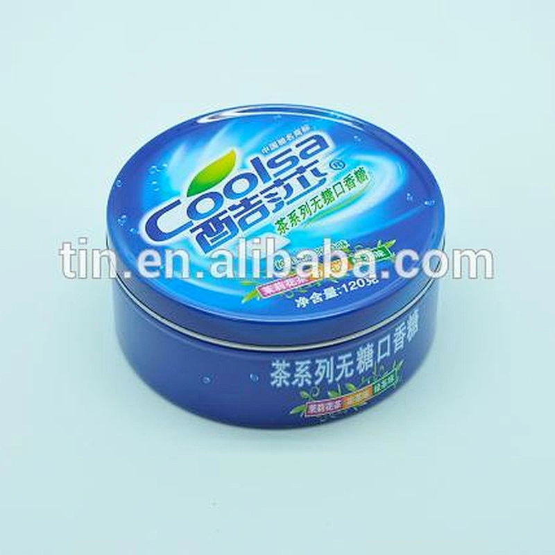 Customized printed chewing gum tin box