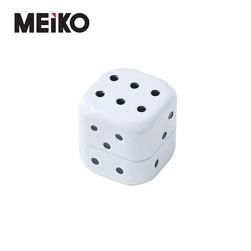 Wholesale White Irregular Dice Gift Metal Tin Box