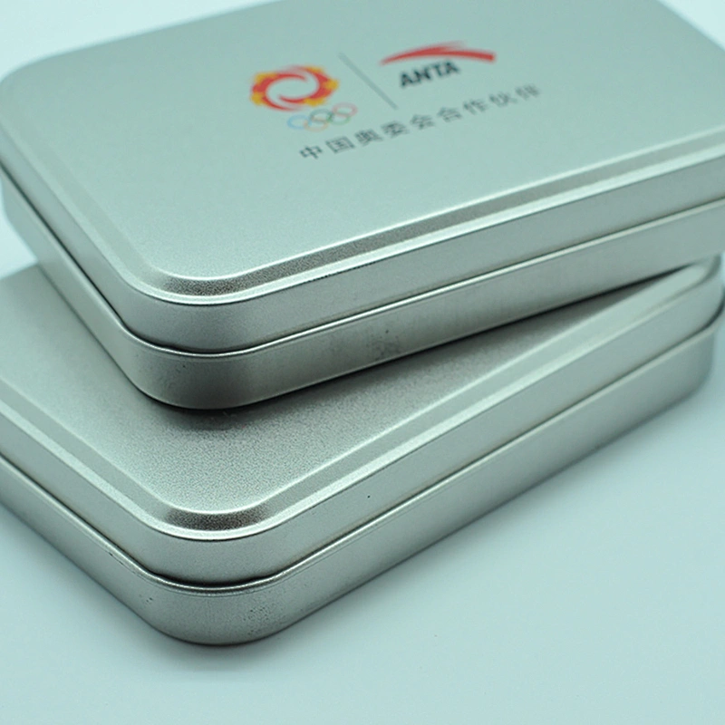 Customized blank credit card tin metal card holder with slot