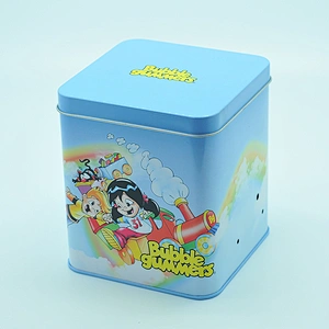 Printing square napkin holder cheap tissue tin box for home
