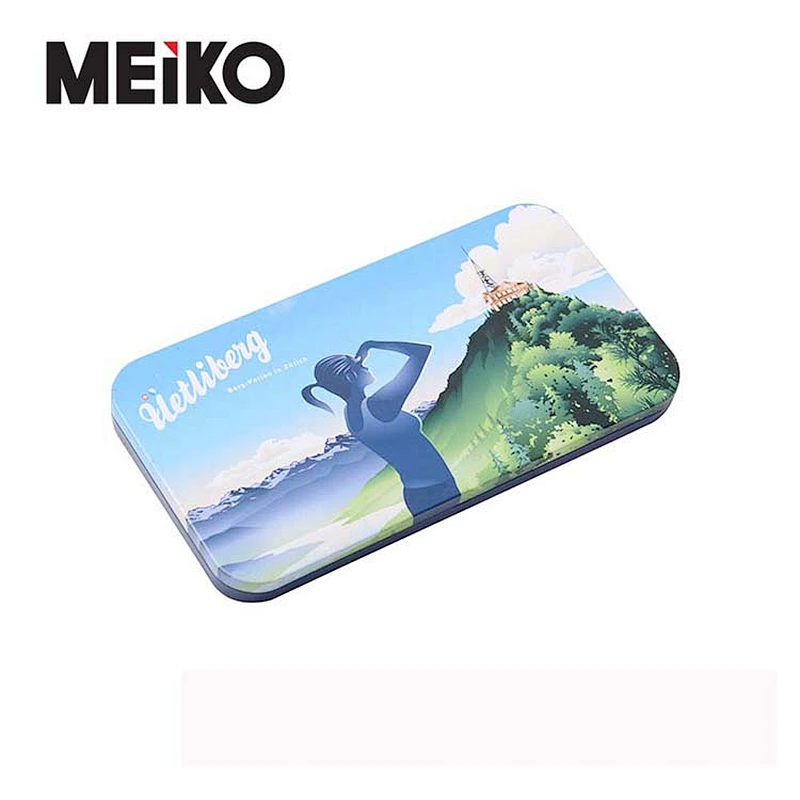 Custom Oem Tin Box Kids Pen Stationery Pencil Case Box With Window