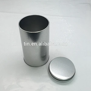Air tight round tea tin can