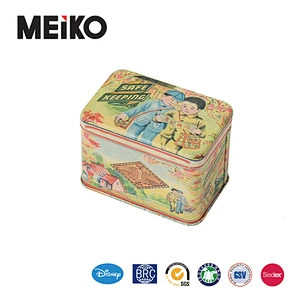 Customized Design Rectangular Metal Soap Tin Box for tin plate Box Soap Packaging Tin