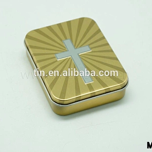 small rectangular mint tea cigar metal tin box wholesale