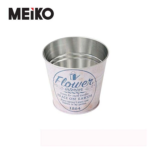 Wholesale Empty Tin Popcorn Container Metal Ice Bucket