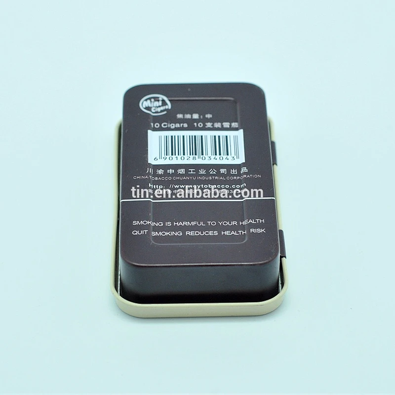 Waterproof metal printing tin cigarette box for 20 pcs pack