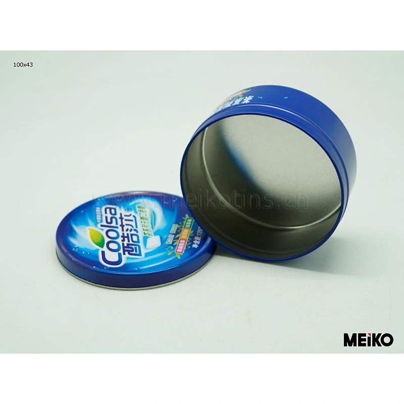 Customized printed chewing gum tin box