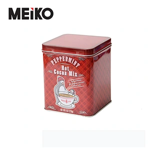 Airtight Tin Box Tea Candy Tin Cans For Loose Tea