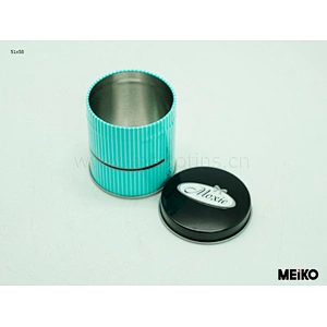 metal cosmetic packaging tin eyelash shadow lipstick blusher box