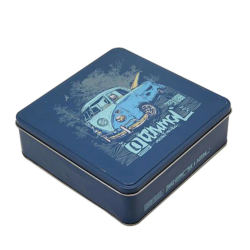 Customizable 130mm seam plain square metal tin cans for sale