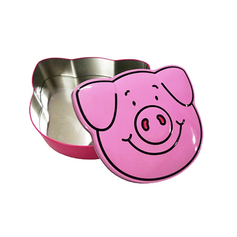 metal pig head packing box for promotion
