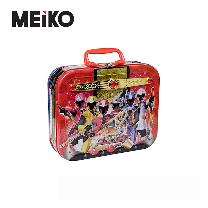 Wholesale Custom Luxury Printing Sustainable Packaging Tin Gift Box Handle