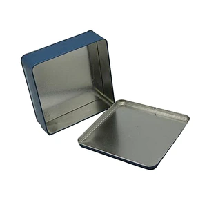 Customizable 130mm seam plain square metal tin cans for sale