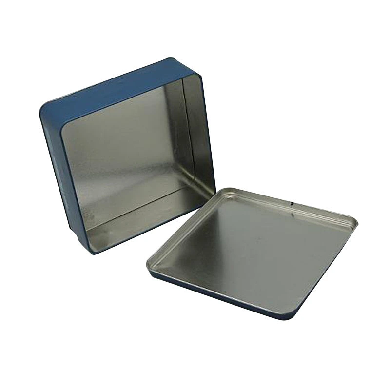 Customizable 130mm seam plain square metal tin cans for sale