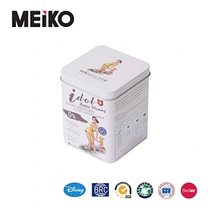 Square shape candy gift tin box tin cans