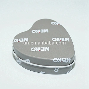 Small Heart Shape Metal Tin Box for Wedding Decoration Gift