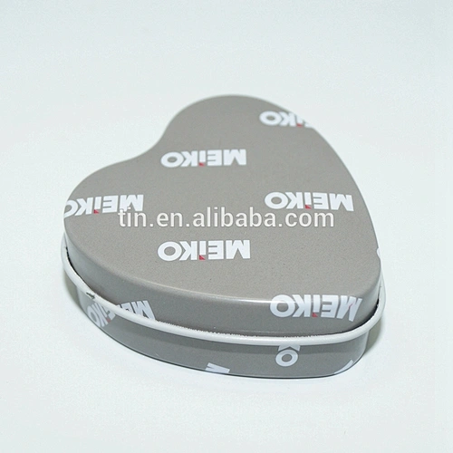 Small Heart Shape Metal Tin Box for Wedding Decoration Gift