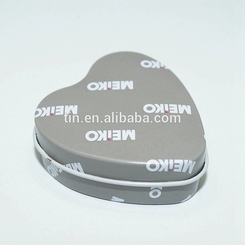 Small Heart Shape Metal Tin Box for Wedding Decoration Gift