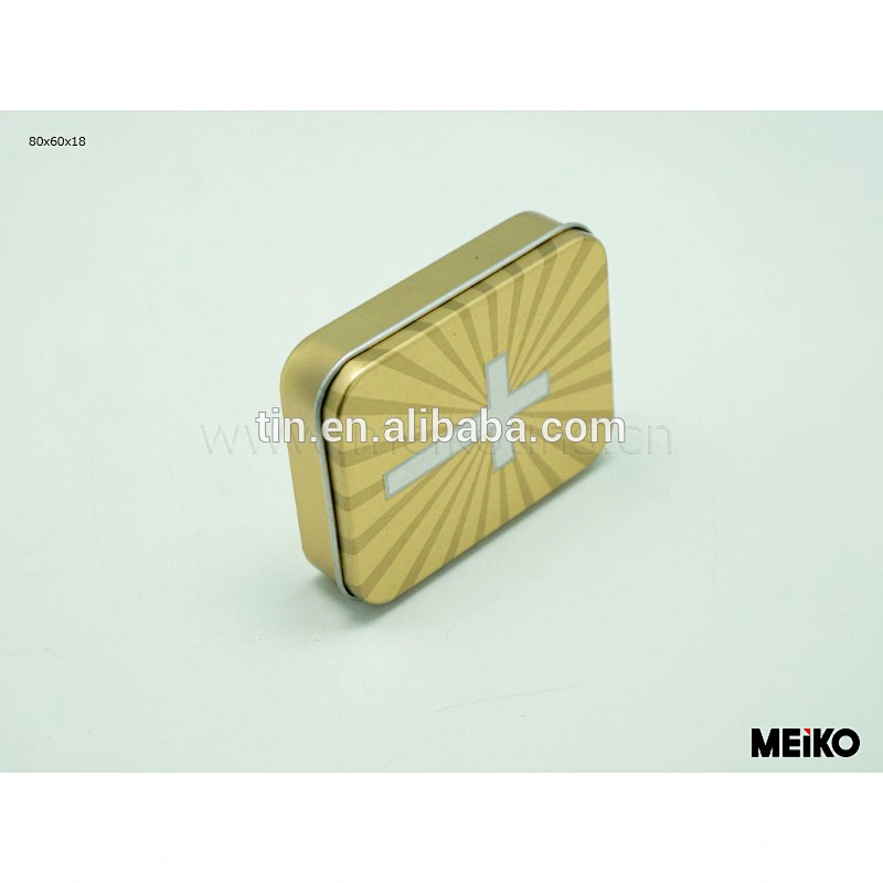 small rectangular mint tea cigar metal tin box wholesale