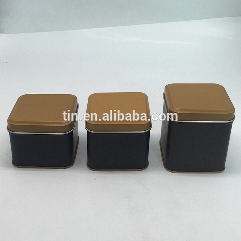 Custom metal tea tin box for 30g 40g 50g packing