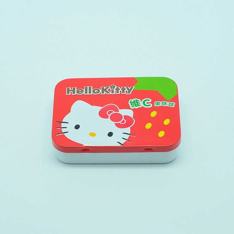 Colorful Design Oem Flip Small Tin Metal Jewelry Tin Box