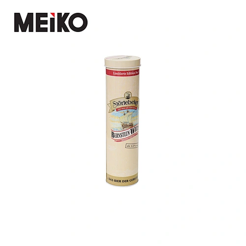 Round Tin Red Wine Box Gift Metal Packaging Tin Box