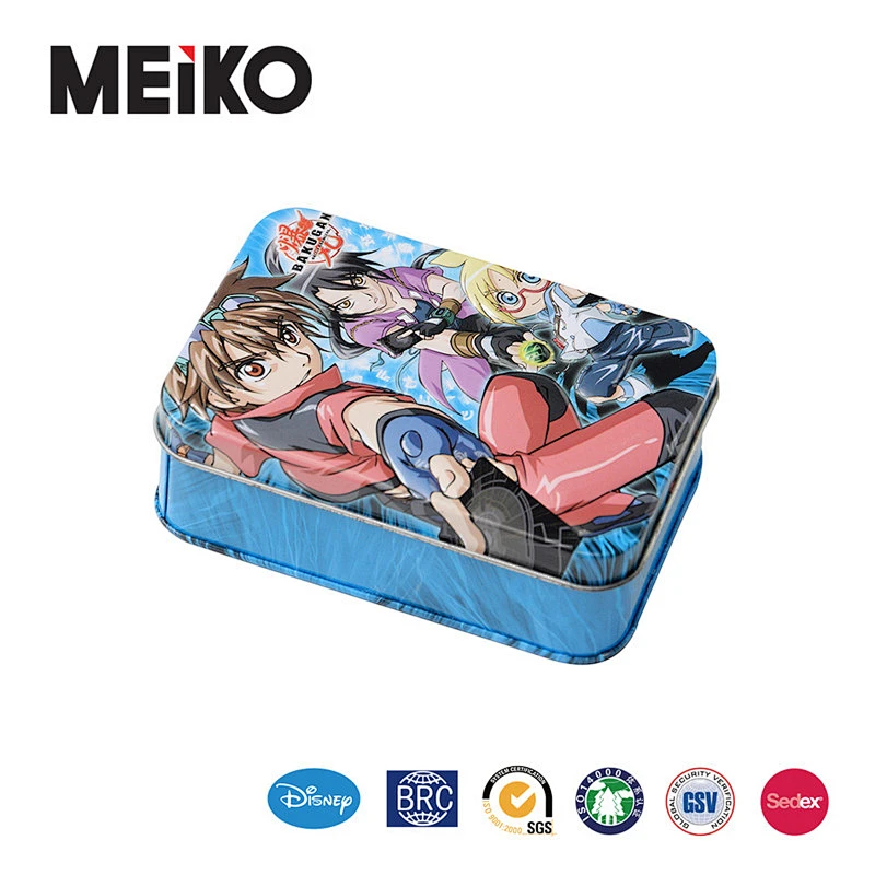 Customized Design Rectangular Metal Soap Tin Box for tin plate Box Soap Packaging Tin