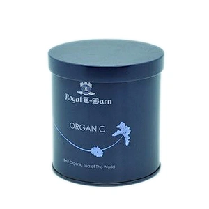 D88mm small food grade round tea tin box for flower tea