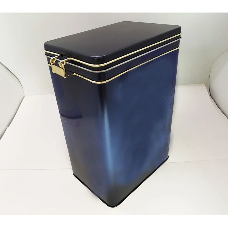 Coffee Tea tin box airtight container sealed storage tin metal box