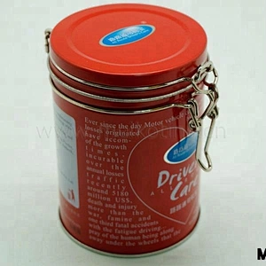 airtight empty vintage metal tea tin boxes