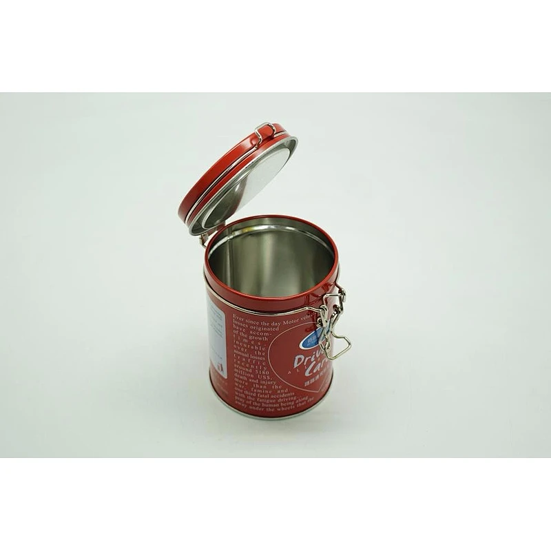 airtight empty vintage metal tea tin boxes
