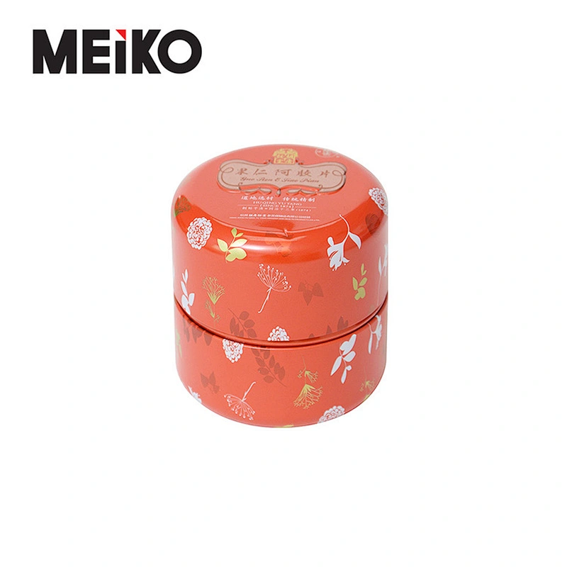 High Quality Round Metal Candy Mint Gift Candle Tins Box