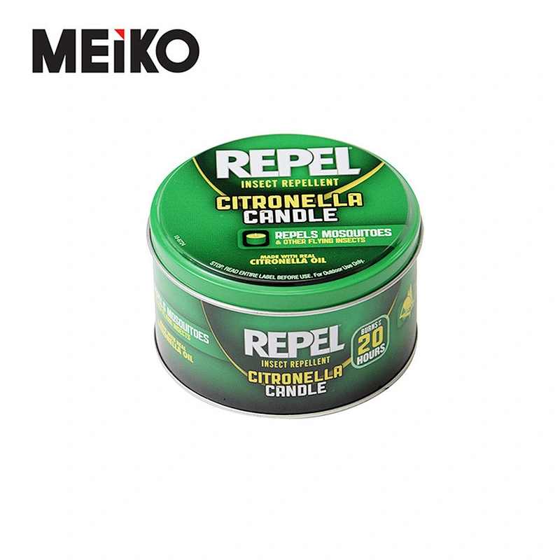 High Quality Round Metal Candy Mint Gift Candle Tins Box