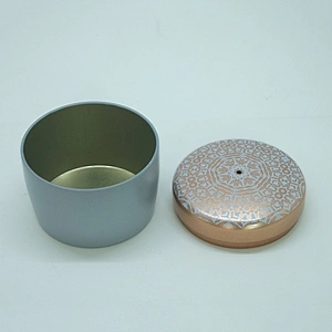 Blue CMYK customized refine tin jewellery box for girl