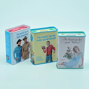 High quality metal type custom logo money box