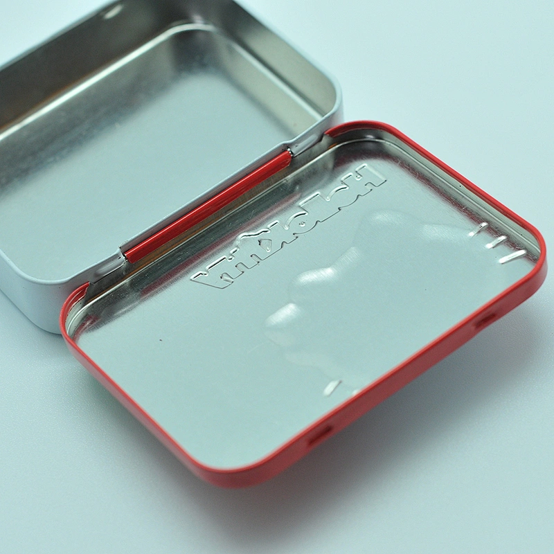 Colorful Design Oem Flip Small Tin Metal Jewelry Tin Box