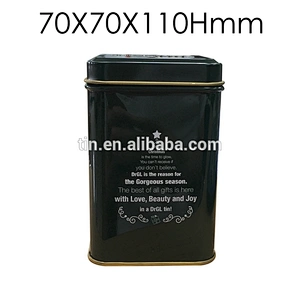 food grade metal tea tin can packaging