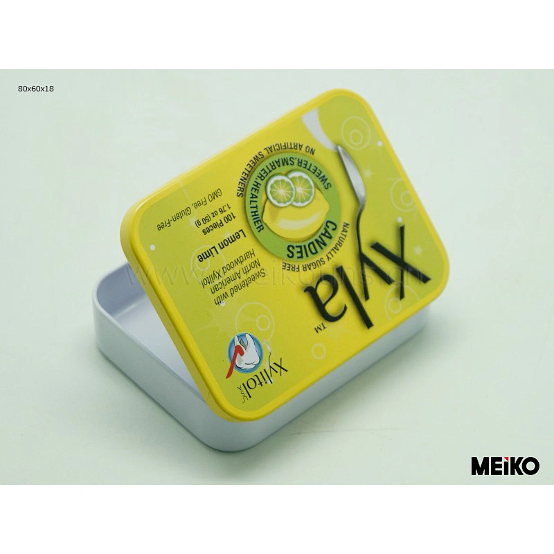 wholesale metal wire hinged tin box promotional gift tin can