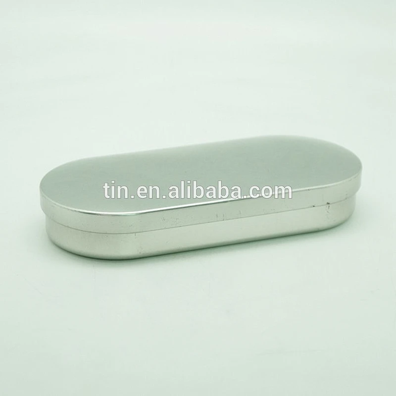 blank metal tin pencil cases for kids